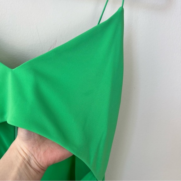 alice + olivia Valli Cut Put Cami Maxi Dress Green - Picture 4 of 12